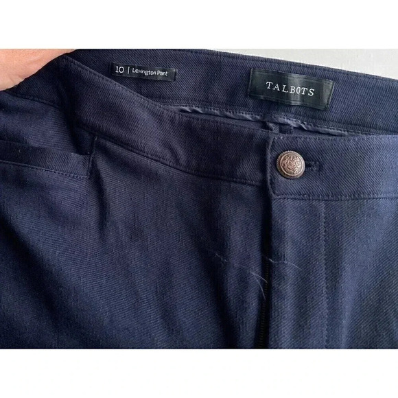 Talbots Womens Lexington Jegging Navy Blue Ankle Length Pants Size 10 - Picture 14 of 15